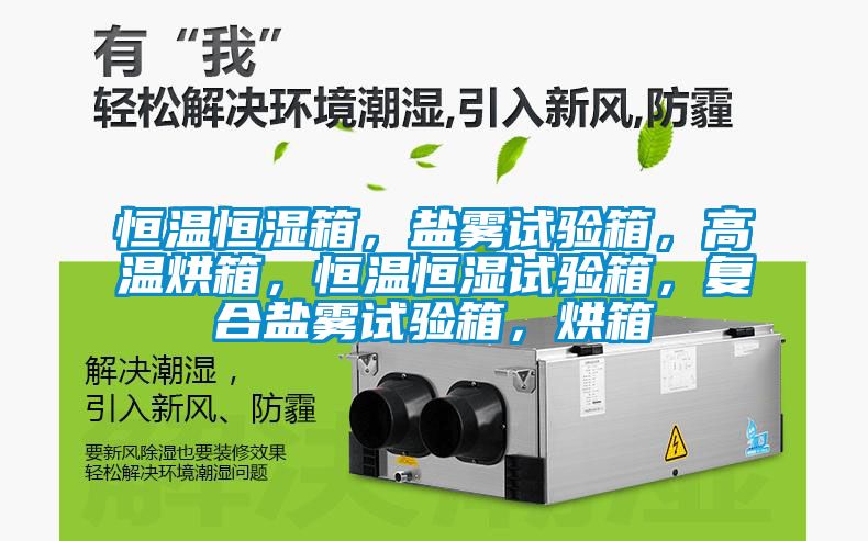 恒溫恒濕箱，鹽霧試驗箱，高溫烘箱，恒溫恒濕試驗箱，復合鹽霧試驗箱，烘箱