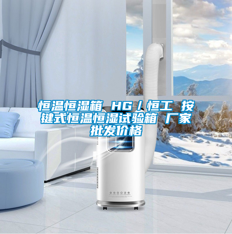 恒溫恒濕箱 HG／恒工 按鍵式恒溫恒濕試驗箱 廠家批發價格