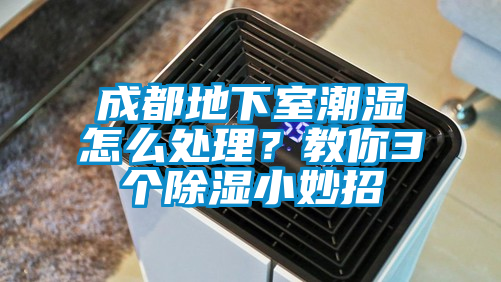 成都地下室潮濕怎么處理？教你3個除濕小妙招