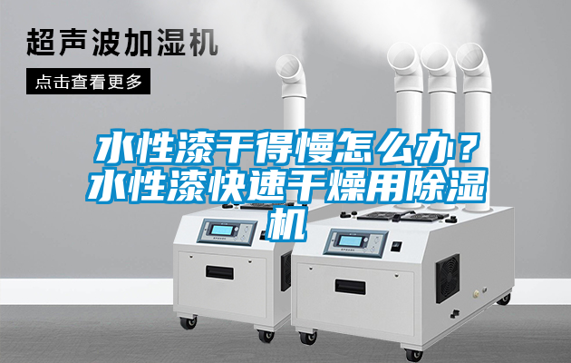 水性漆干得慢怎么辦？水性漆快速干燥用除濕機