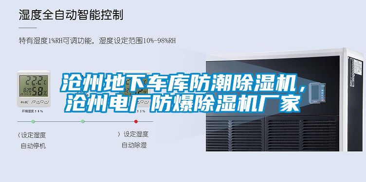 滄州地下車庫防潮除濕機，滄州電廠防爆除濕機廠家