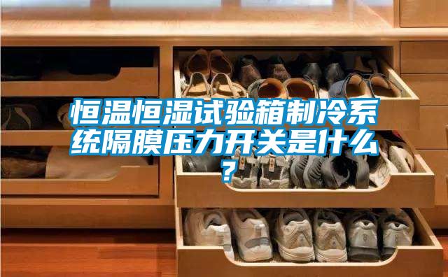 恒溫恒濕試驗箱制冷系統隔膜壓力開關是什么？