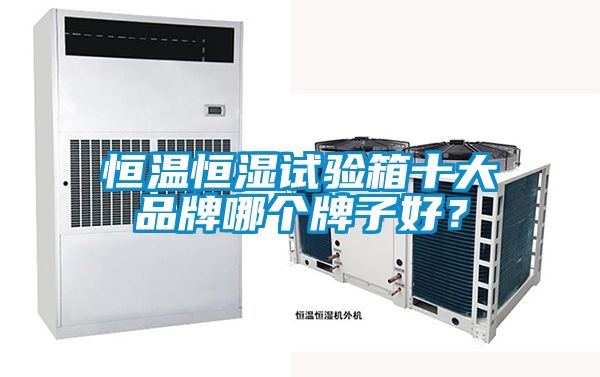 恒溫恒濕試驗箱十大品牌哪個牌子好？