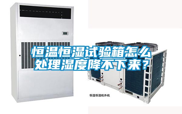 恒溫恒濕試驗箱怎么處理濕度降不下來？