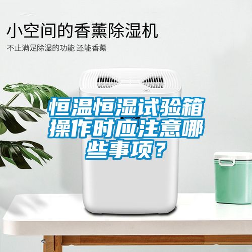 恒溫恒濕試驗箱操作時應注意哪些事項？