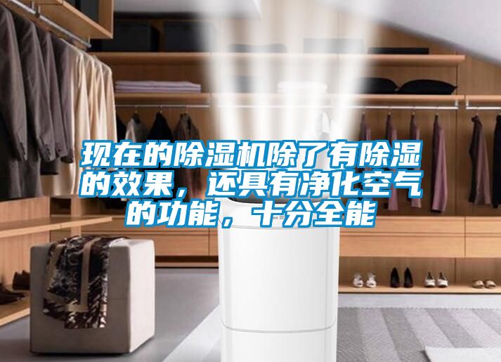現在的除濕機除了有除濕的效果，還具有凈化空氣的功能，十分全能