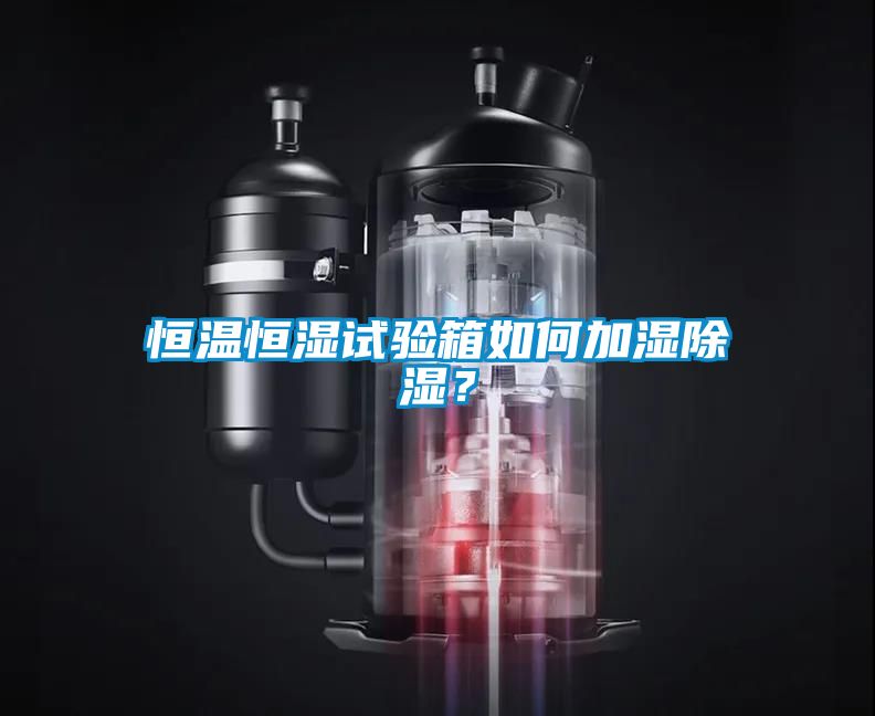 恒溫恒濕試驗箱如何加濕除濕？