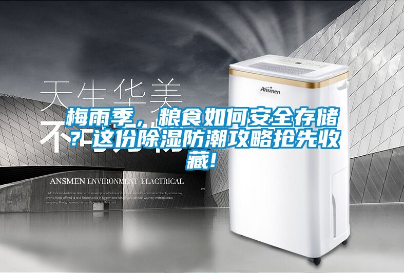 梅雨季，糧食如何安全存儲？這份除濕防潮攻略搶先收藏!