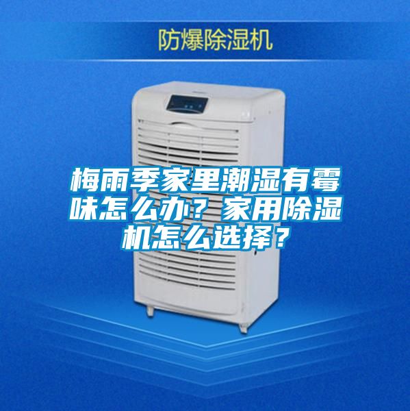 梅雨季家里潮濕有霉味怎么辦？家用除濕機怎么選擇？