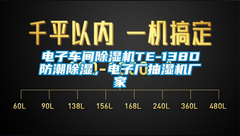 電子車間除濕機TE-138D防潮除濕，電子廠抽濕機廠家
