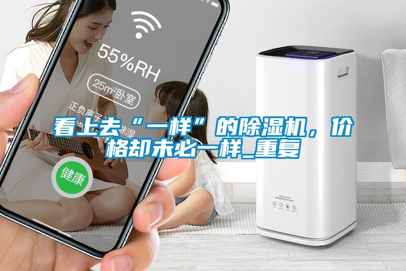 看上去“一樣”的除濕機，價格卻未必一樣_重復
