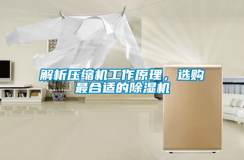 解析壓縮機工作原理，選購最合適的除濕機
