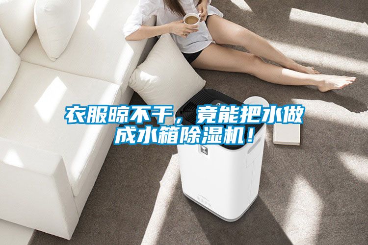 衣服晾不干，竟能把水做成水箱除濕機！