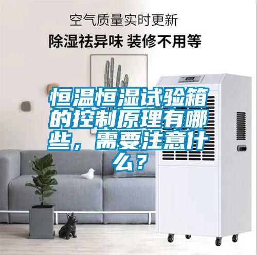 恒溫恒濕試驗箱的控制原理有哪些，需要注意什么？