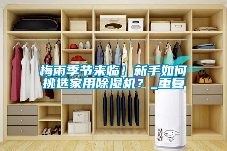梅雨季節來臨！新手如何挑選家用除濕機？_重復