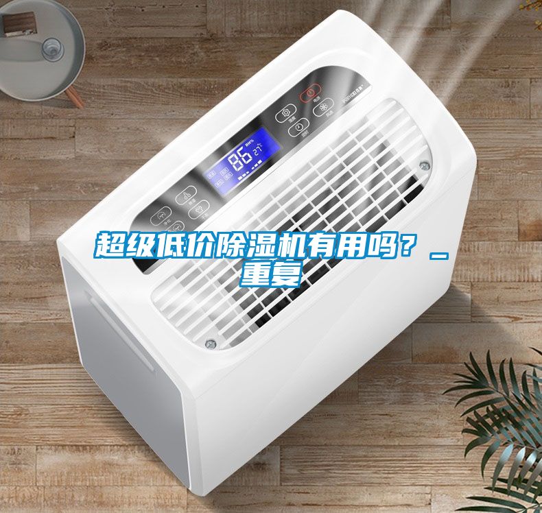 超級低價除濕機有用嗎？_重復