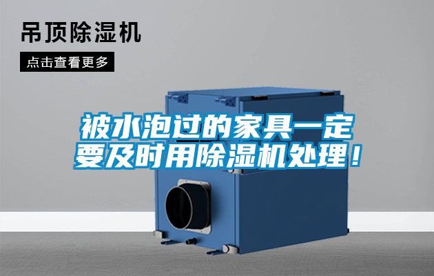 被水泡過的家具一定要及時用除濕機處理！