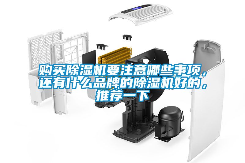 購買除濕機要注意哪些事項，還有什么品牌的除濕機好的，推薦一下