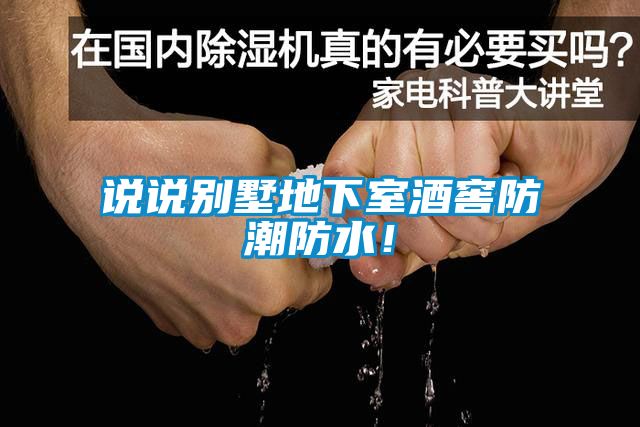 說說別墅地下室酒窖防潮防水！