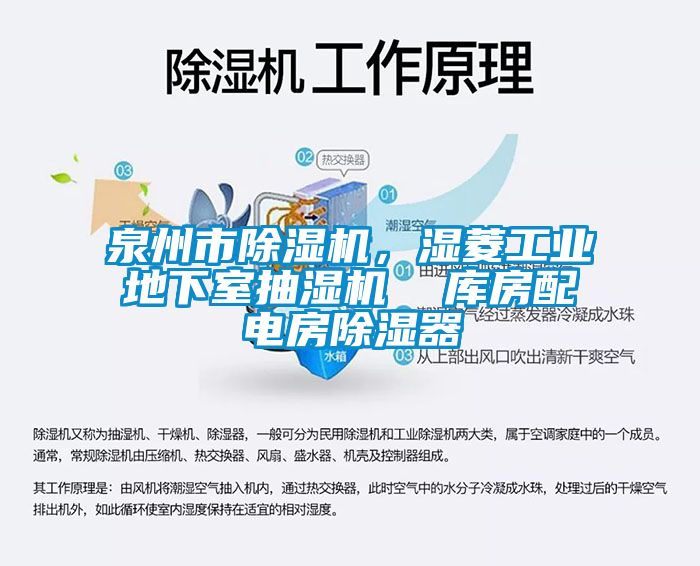 泉州市除濕機，濕菱工業地下室抽濕機  庫房配電房除濕器