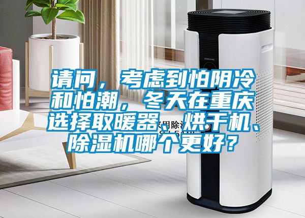 請問，考慮到怕陰冷和怕潮，冬天在重慶選擇取暖器、烘干機、除濕機哪個更好？
