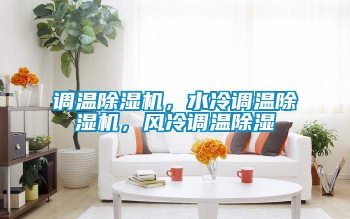 調溫除濕機，水冷調溫除濕機，風冷調溫除濕