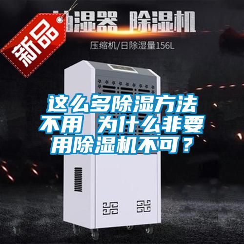 這么多除濕方法不用 為什么非要用除濕機不可？