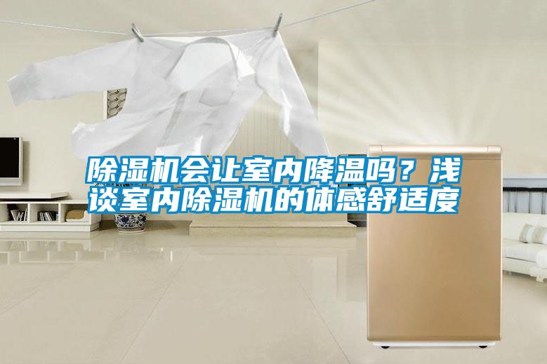 除濕機會讓室內降溫嗎？淺談室內除濕機的體感舒適度