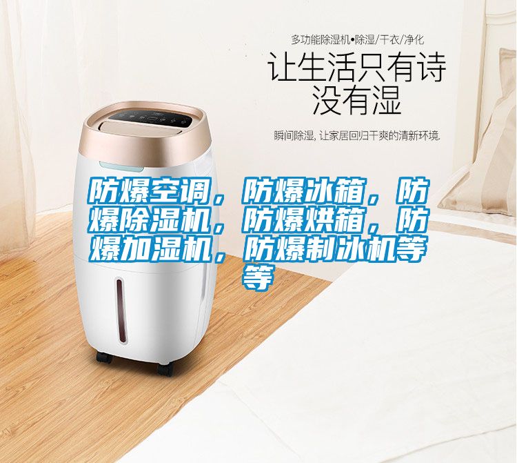 防爆空調，防爆冰箱，防爆除濕機，防爆烘箱，防爆加濕機，防爆制冰機等等