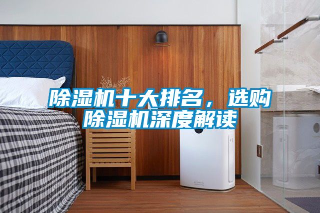 除濕機十大排名，選購除濕機深度解讀