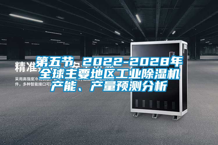 第五節 2022-2028年全球主要地區工業除濕機產能、產量預測分析