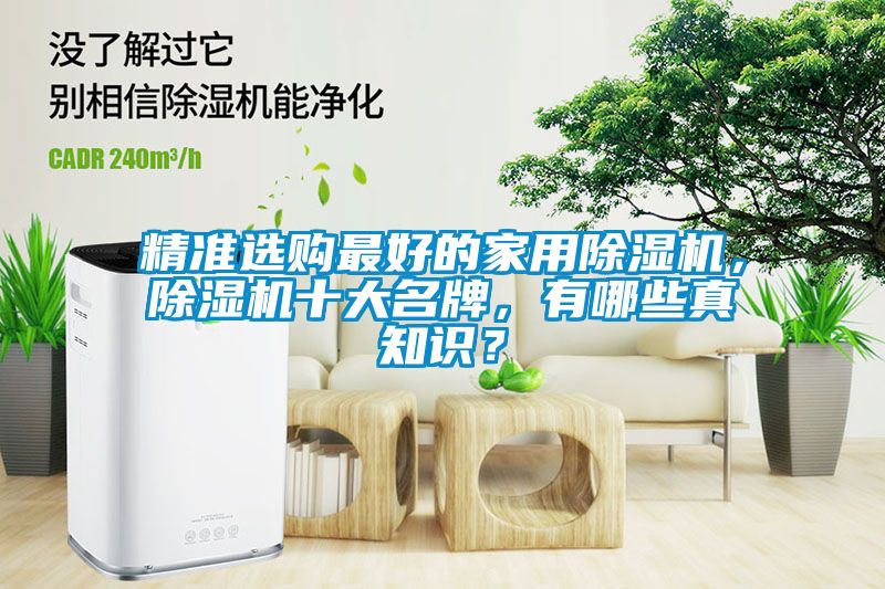 精準選購最好的家用除濕機，除濕機十大名牌，有哪些真知識？