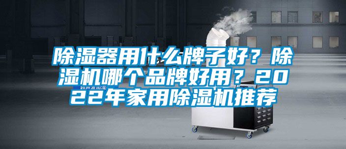 除濕器用什么牌子好？除濕機哪個品牌好用？2022年家用除濕機推薦