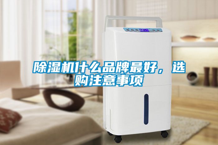 除濕機什么品牌最好，選購注意事項