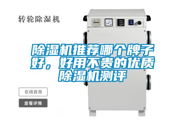 除濕機推薦哪個牌子好，好用不貴的優質除濕機測評