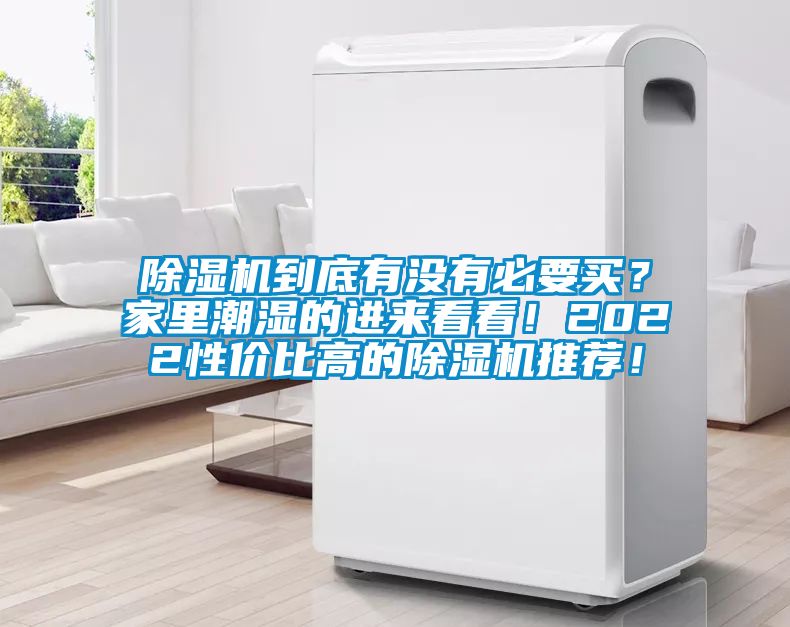 除濕機到底有沒有必要買？家里潮濕的進來看看！2022性價比高的除濕機推薦！