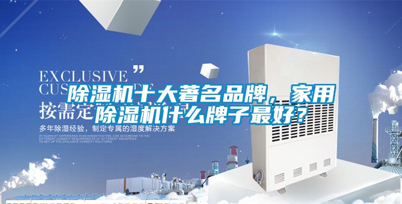 除濕機十大著名品牌，家用除濕機什么牌子最好？