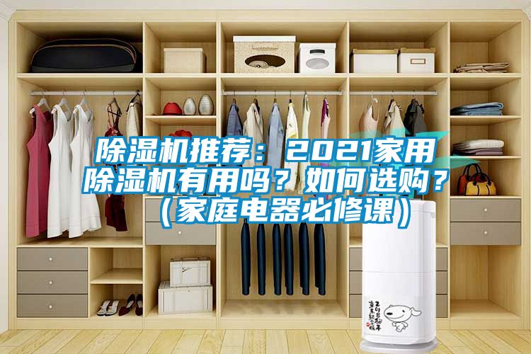 除濕機推薦：2021家用除濕機有用嗎？如何選購？（家庭電器必修課）