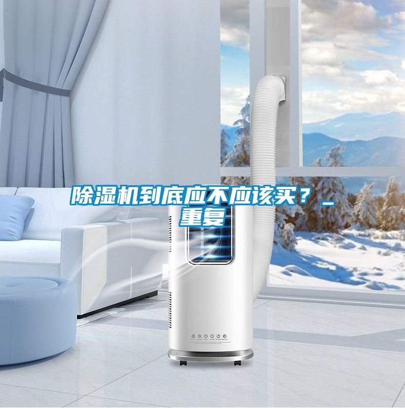 除濕機到底應不應該買？_重復