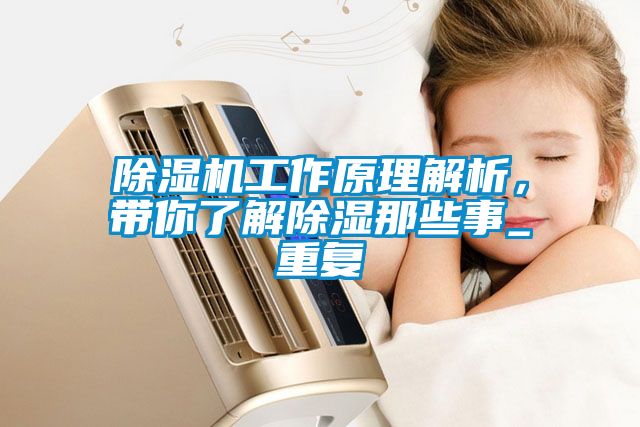 除濕機工作原理解析，帶你了解除濕那些事_重復