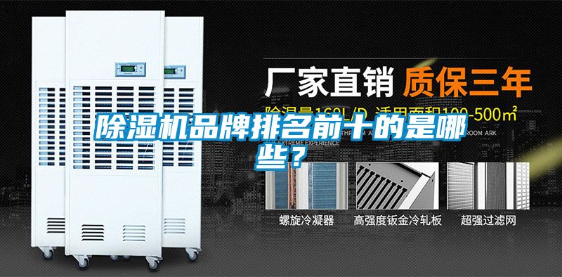 除濕機品牌排名前十的是哪些？