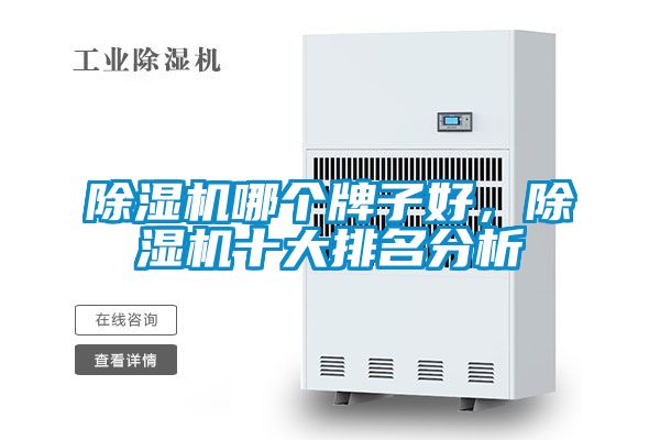 除濕機哪個牌子好，除濕機十大排名分析