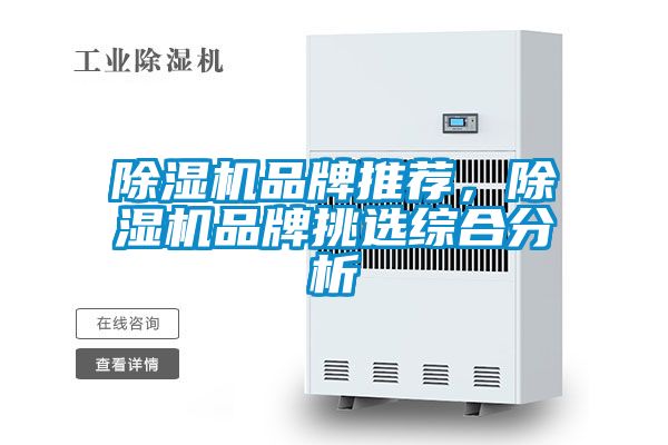 除濕機品牌推薦，除濕機品牌挑選綜合分析
