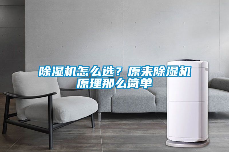 除濕機怎么選？原來除濕機原理那么簡單