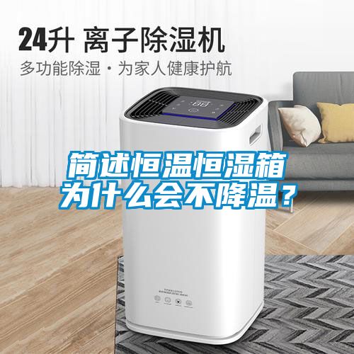 簡述恒溫恒濕箱為什么會不降溫？