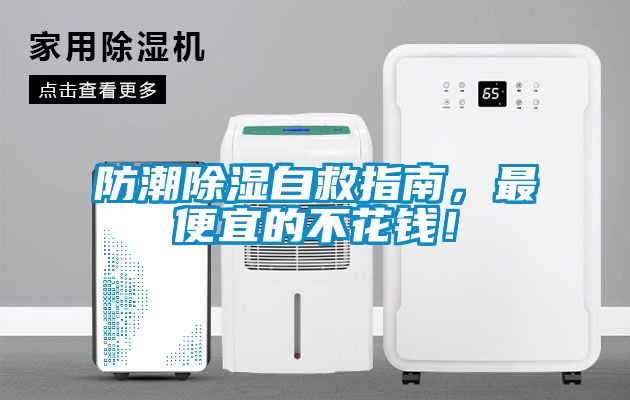 防潮除濕自救指南，最便宜的不花錢！