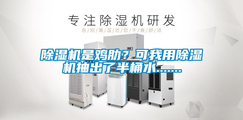除濕機是雞肋？可我用除濕機抽出了半桶水.......