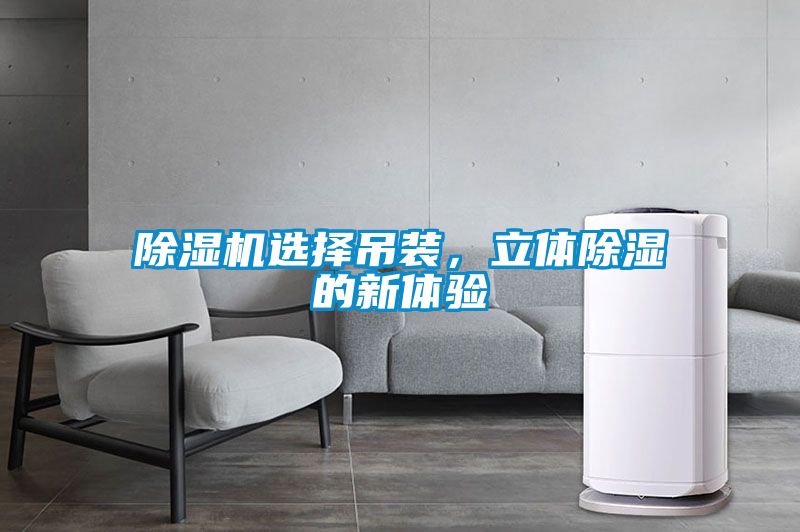 除濕機選擇吊裝，立體除濕的新體驗
