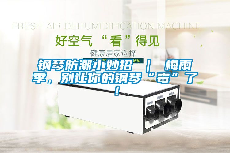 鋼琴防潮小妙招 ｜ 梅雨季，別讓你的鋼琴“霉”了！