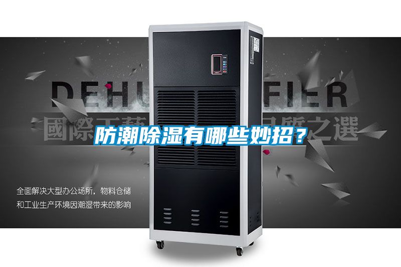 防潮除濕有哪些妙招？